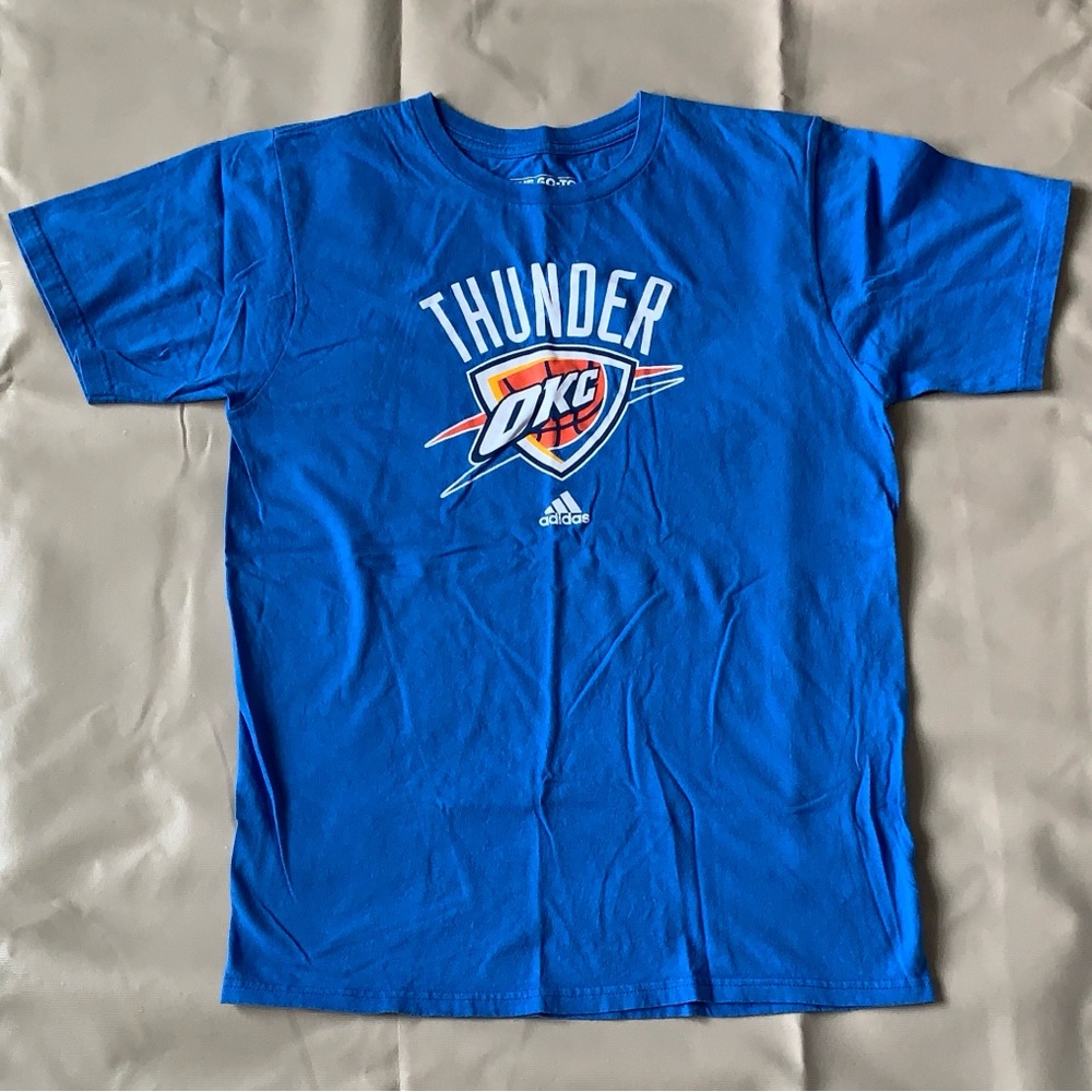 OKLAHOMA CITY THUNDER ADIDAS MEN’S T-SHIRT SZ MEDIUM